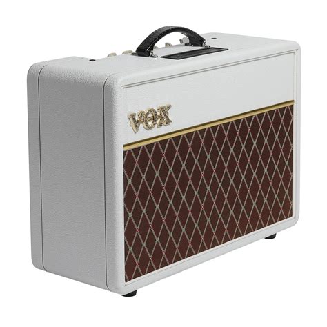 Vox Ac10c1 Limited Edition Guitar Combo Amp White Bronco Gear4music