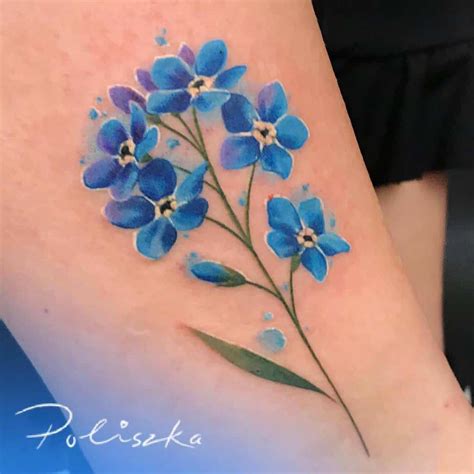 Imogen Barff Forget Me Knot Flowers Tattoo 49 Ideas Flowers Tattoo