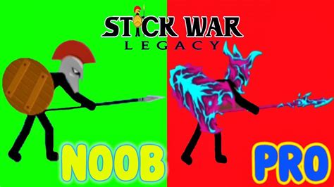 Stick War Legacy Noob Vs Pro Gameplay Fhd Youtube