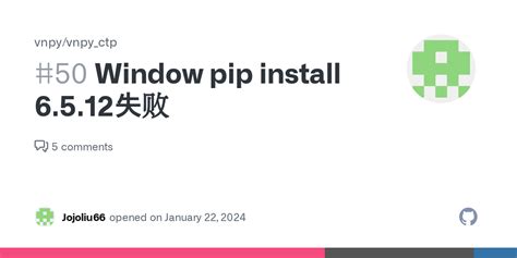 Window Pip Install Issue Vnpy Vnpy Ctp Github