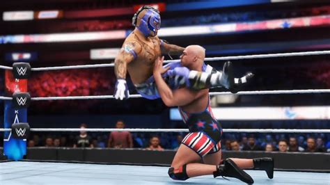 Wwe 2k20 Kurt Angle Vs Rey Mysterio Gameplay Ps4 Hd [1080p60fps