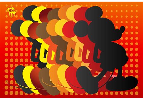 Mickey Mouse Silhouette - Download Free Vector Art, Stock Graphics & Images