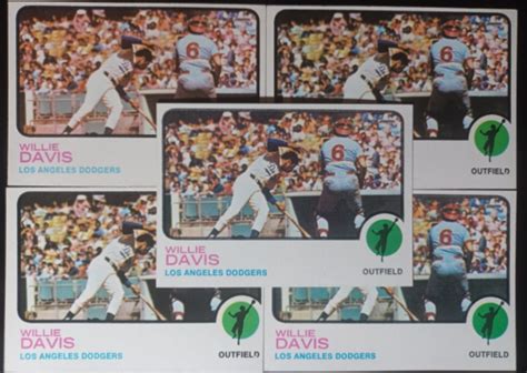 1973 TOPPS 35 LOS ANGELES DODGERS WILLIE DAVIS 5 NM MT 03552 EBay