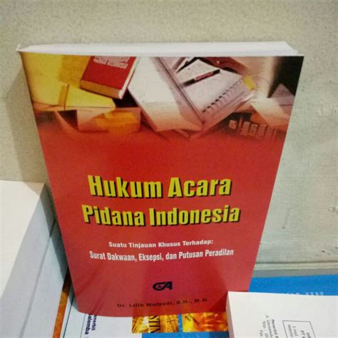 Jual Hukum Acara Pidana Indonesia By Dr Lilik Mulyadi Shopee Indonesia