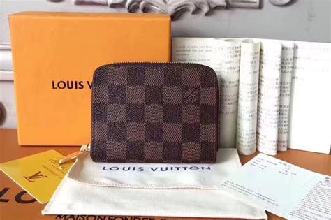 Louis Vuitton N63070 LV Zippy Coin Purse In Damier Ebene Canvas Unrb