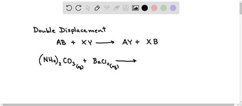 SOLVED An Aqueous Solution Of Ammonium Carbonate Is Allowed To React