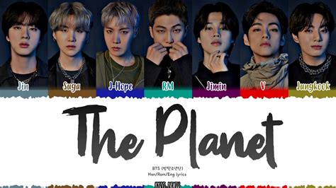 Bts The Planet Lyrics Color Coded Han Rom Eng Youtube