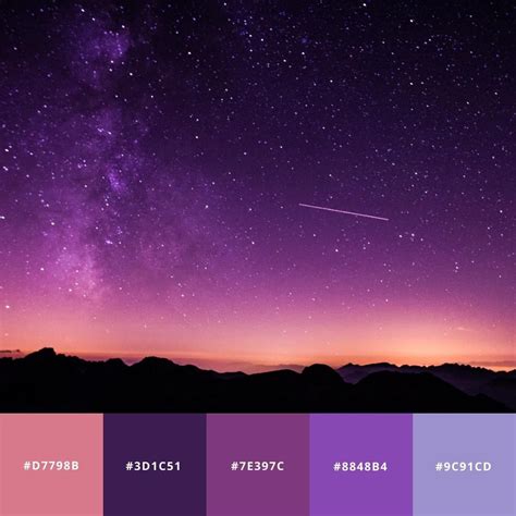 Night Sky Color Code