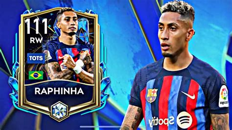 AMAZING RW 111 RATED RAPHINHA GAMEPLAY REVIEW FIFA MOBILE TOTS 23 YouTube