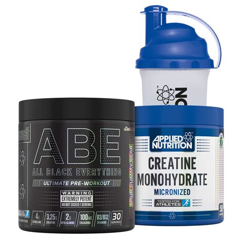 Buy Applied Nutrition Bundle Abe Pre Workout G Creatine G