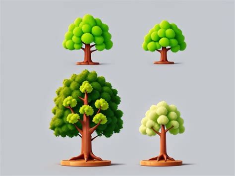 Premium AI Image | Create a minimalist tree icon