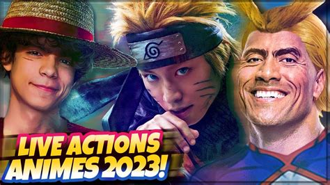 TODOS ANIMES LIVE ACTIONS Em 2023 E 2024 FILMES DE ANIME BONS OU