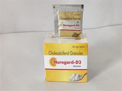 Nurogard D Cholecalciferol Granules Ip X Gm Sachet At Rs Box