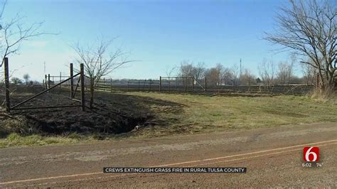 Crews Extinguish Grass Fire In Rural Tulsa County