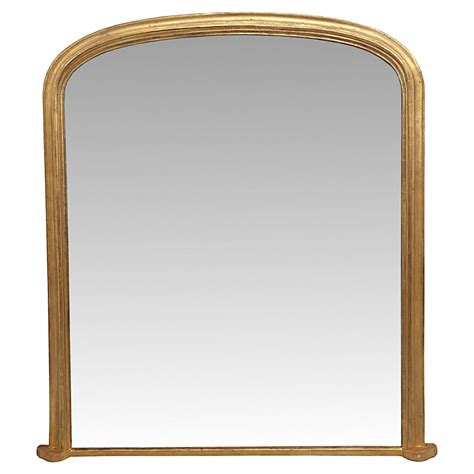 Pair Of Giltwood Arched Top Mirrors At 1stdibs