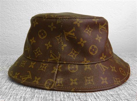 Louis Vuitton Bucket Hat Gray Band | semashow.com