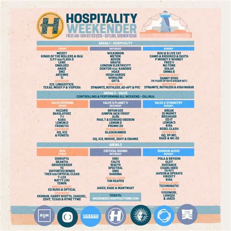 hospitality weekender announced  butlins lovethatbass
