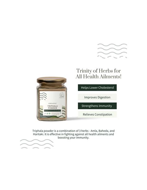 Ecotyl Organic Triphala Powder G