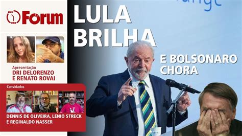 Enquanto Lula brilha na COP Bolsonaro chora nas reuniões que participa