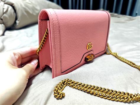 GUCCI DIANA MINI BAG WITH BAMBOO Luxury Bags Wallets On Carousell