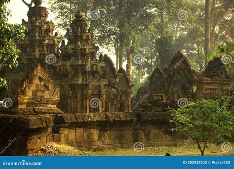 Cambodia Siem Reap Angkor Kbal Spean Temple Editorial Stock Photo