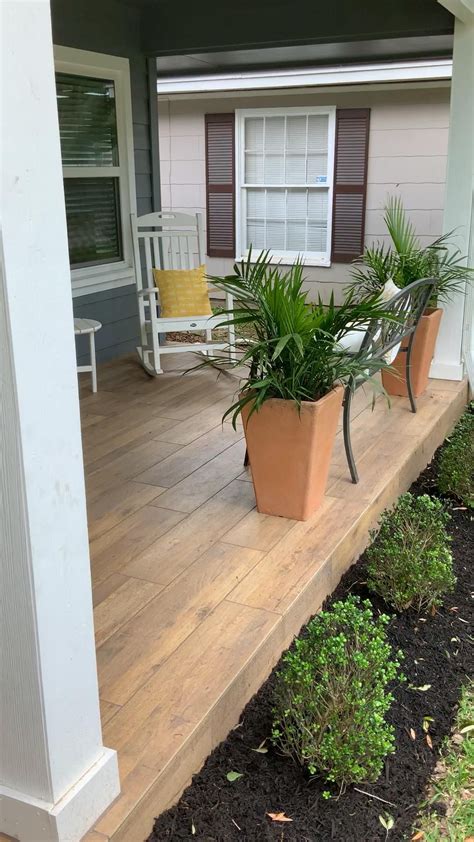 Front Porch Flooring Ideas Over Wood It Is Interesting Microblog Portrait Gallery