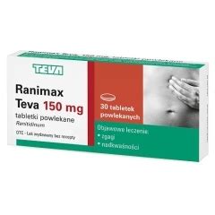 Ranimax Teva tabletki powlekane 0 15g x 30 Serwis Internetowy Świat Leku