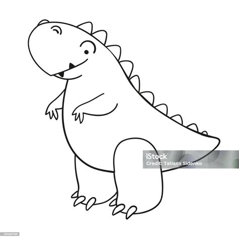 Karakter Dinosaurus Kartun Lucu Untuk Anakanak Ilustrasi Stok - Unduh Gambar Sekarang - Anak ...