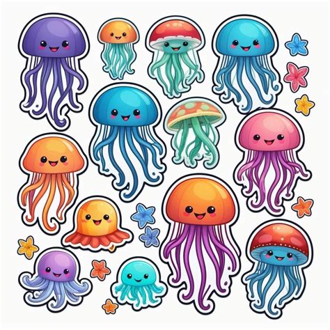 Adorable Jellyfish Antics Stable Diffusion Online