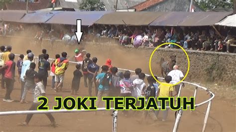 INSIDENT JOKI TERJATUH DI PACUAN KUDA CIHUNI GARUT 2022 YouTube