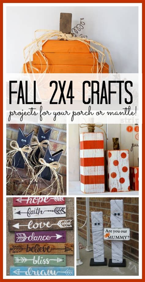 Fall 2x4 Craft Projects - Sugar Bee Crafts