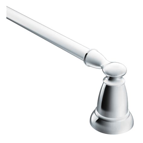 Moen Banbury Series Y2624CH Towel Bar, 24 in L Rod, Aluminum/Zamac