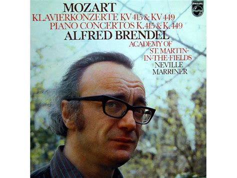 Alfred Brendel Academy Of St Martin In The Fields Neville Marriner