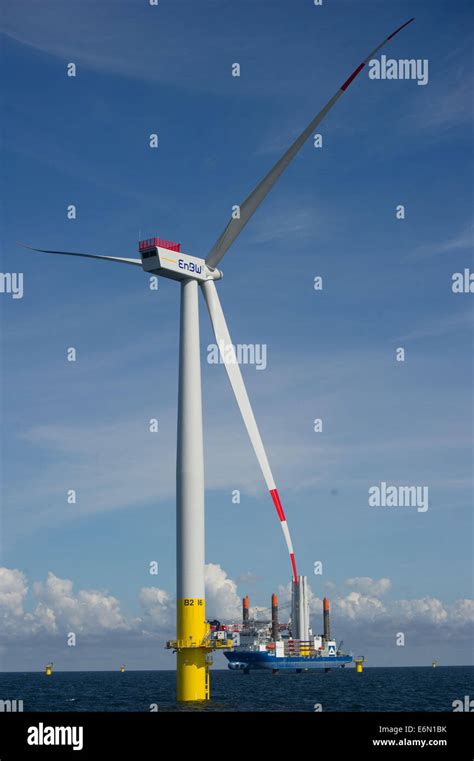 Sassnitz Germany Th Aug The First Wind Power Station Stands