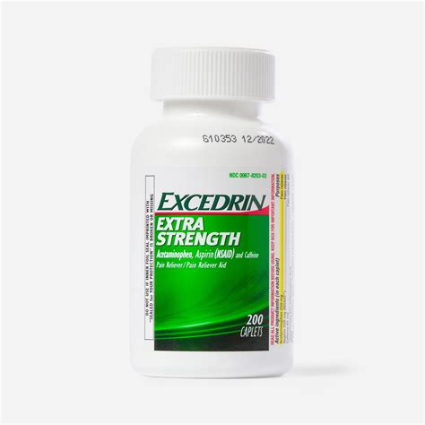 Excedrin Extra Strength Caplets, 200 ct.