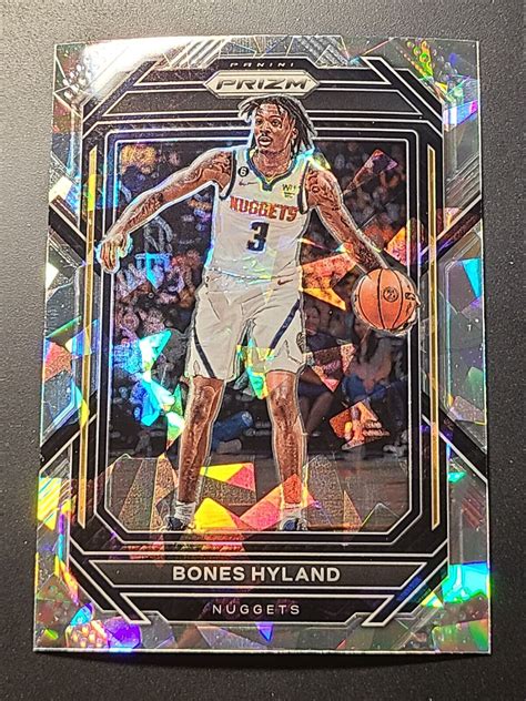 Nba Panini Prizm Bones Hyland Cracked Ice No Denver