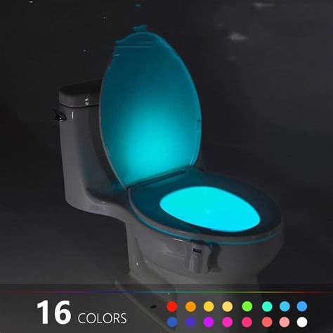 LED Motion Sensor Toilet Night Light Invention Assistant