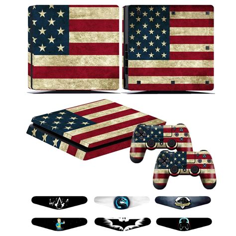 Amazon.com: PS4 Slim Controller Skins- Decals for Playstation 4 Slim Games - Stickers Cover for ...