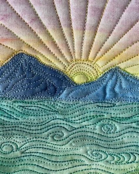 Pin By Kay Waldron On A Quilt Stain Glass In Landscape Art