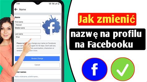 Jak zmienić swoje imię i nazwisko na profilu na Facebooku 2023 Zmień