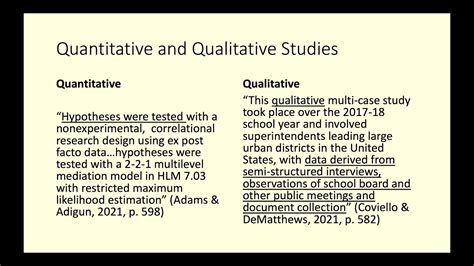 Distinguishing Between Quantitative And Qualitative Research Youtube