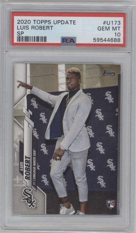 Luis Robert Jr 2020 Topps Update U 173 SP Variation Suit Price