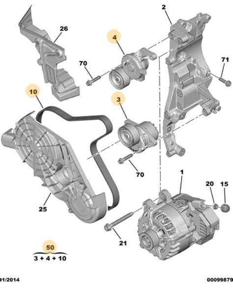 Peugeot Auxiliary Belt Kit