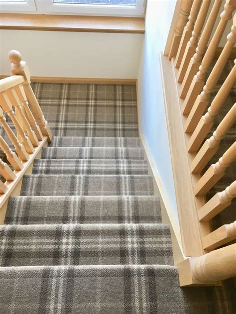 Staircase Tartan Masterfitting Carpets Flooring Home Plaid