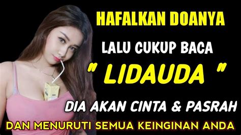 Cukup Anda Baca Lidauda X Dia Akan Cinta Luluh Padamu Menuruti