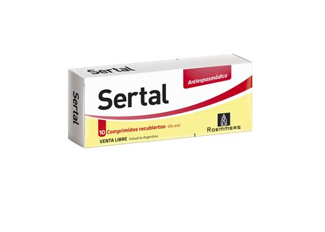 SERTAL Antiespasmódico Descripción dosis indicaciones y precio