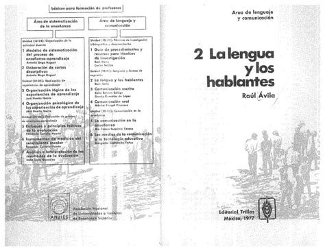 Libro La Lengua Y Los Hablantes Ra L Vila Fer Udocz