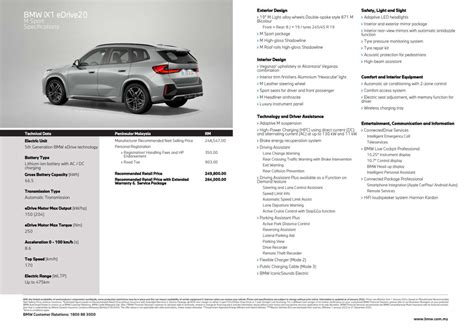 Bmw Ix Edrive M Sport Malaysia Spec Sheet Paul Tan S