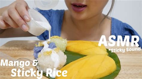 Mango Sticky Rice Asmr Whispering Eating Sounds N E Let S Eat