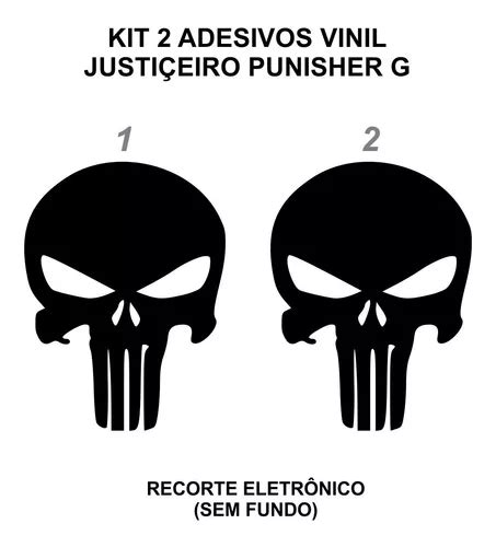 Kit Adesivos Vinil Carro Moto Marvel Justi Eiro Punisher G Mercadolivre